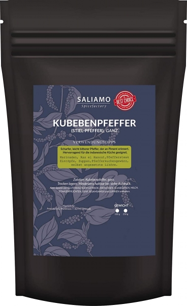 100g Kubeben Pfeffer ganz, Stiel-Pfeffer ganz